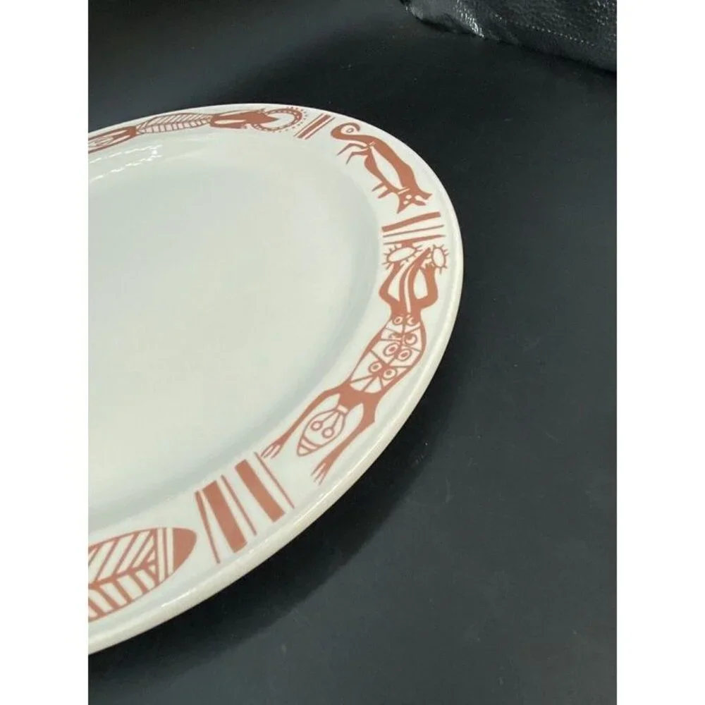 Mayer China Syracuse 12” Dinner Plate Charger Polynesian 1994 Tiki Snake